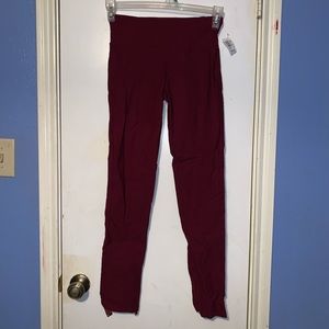Burgundy Leggings